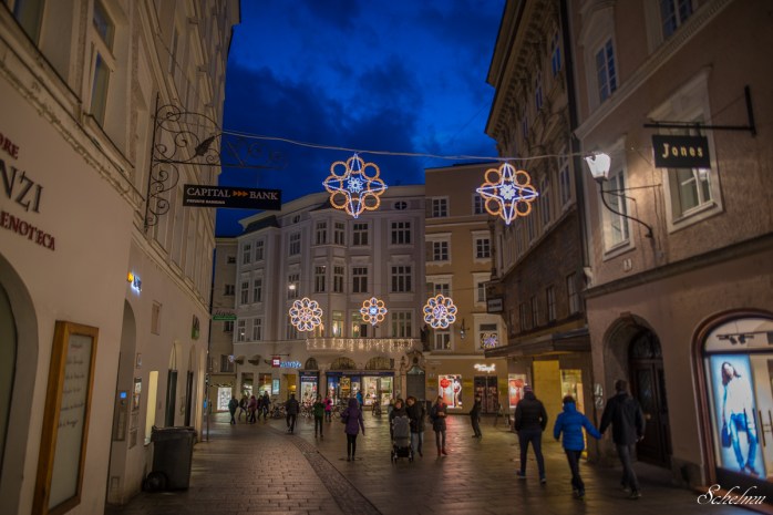salzburg linzergasse blaue stunde